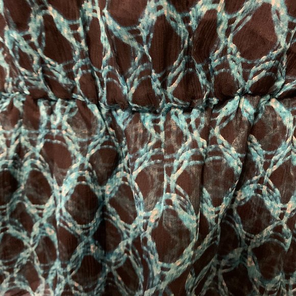 HALSTON Blue One shoulder Top Blouse NWT Size 6 (Vintage original with sell tag) - Picture 4 of 9